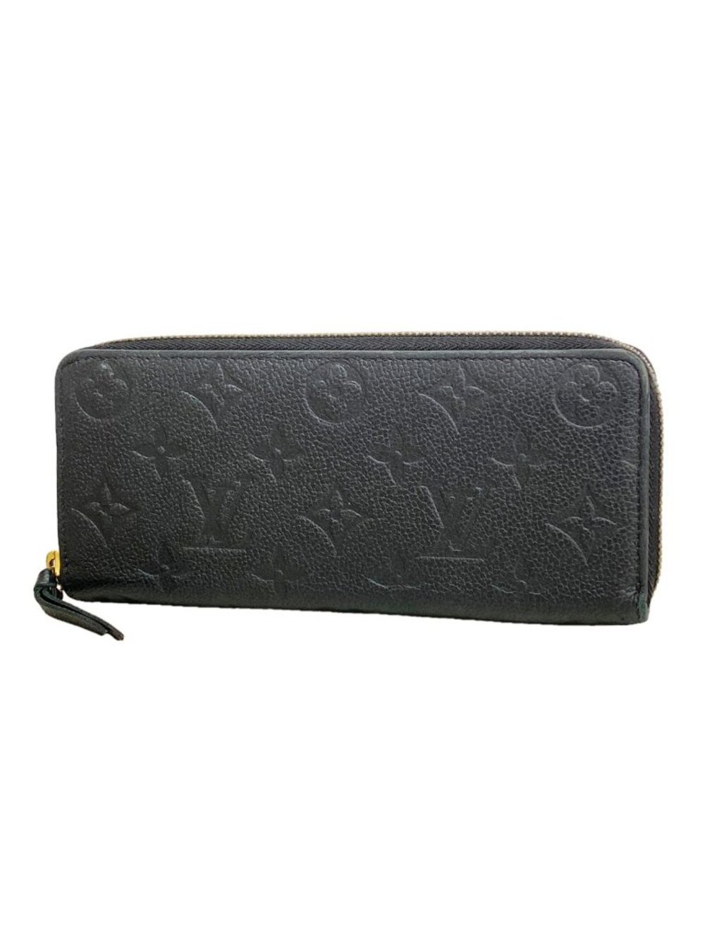 Louis Vuitton Wallet Monogram Empreinte Portefeuille Clemence Noir